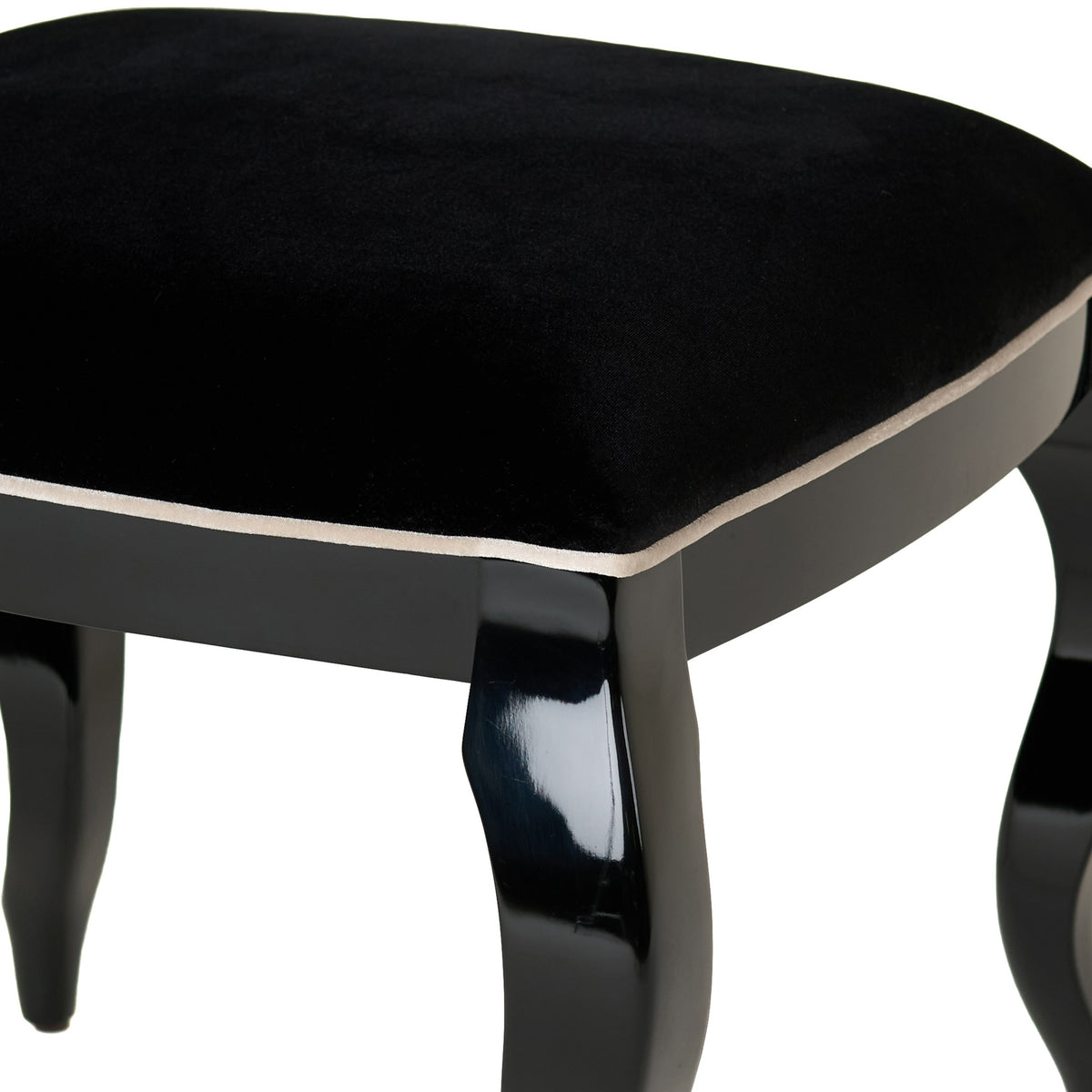 Sovereign Transitional Black Fabric Chair (Set of 2)