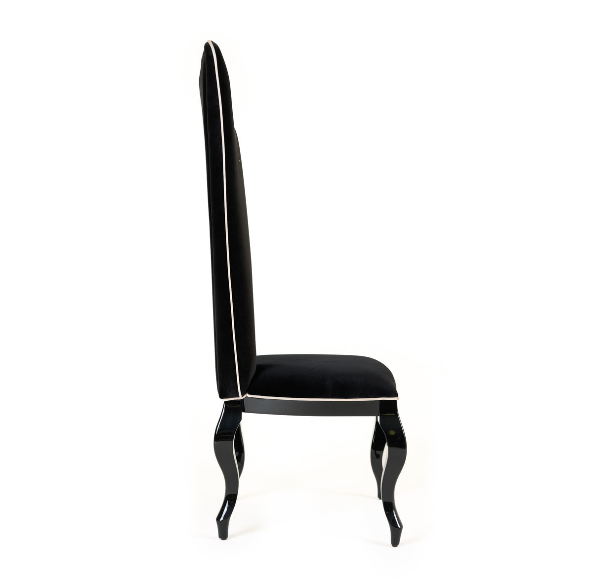Sovereign Transitional Black Fabric Chair (Set of 2)