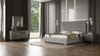 Splendor Grey High Gloss Slatted Dresser