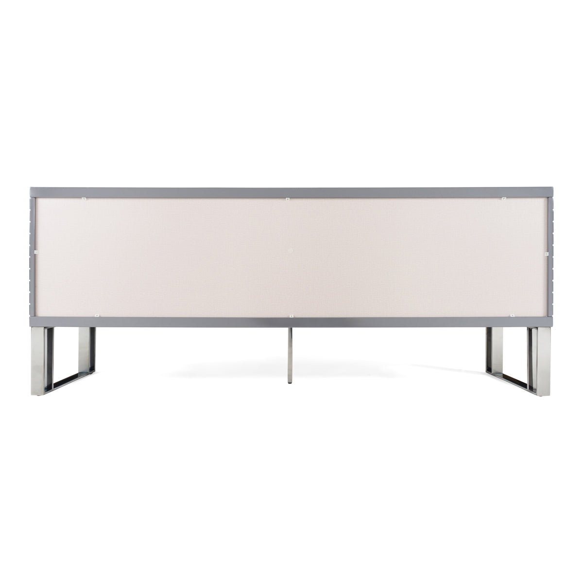 Splendor Grey High Gloss Slatted Buffet