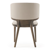 Stanley Contemporary Grey Leatherette and Grey Ash Dining Chair (Set of 2)