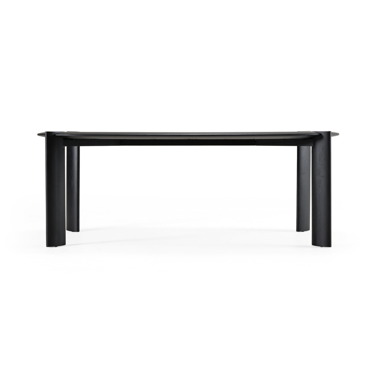Steven Modern Black Oval Dining Table