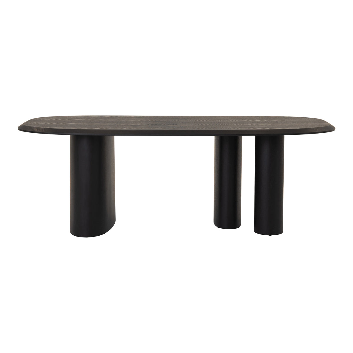 Summit Modern 87" Black Ash Dining Table
