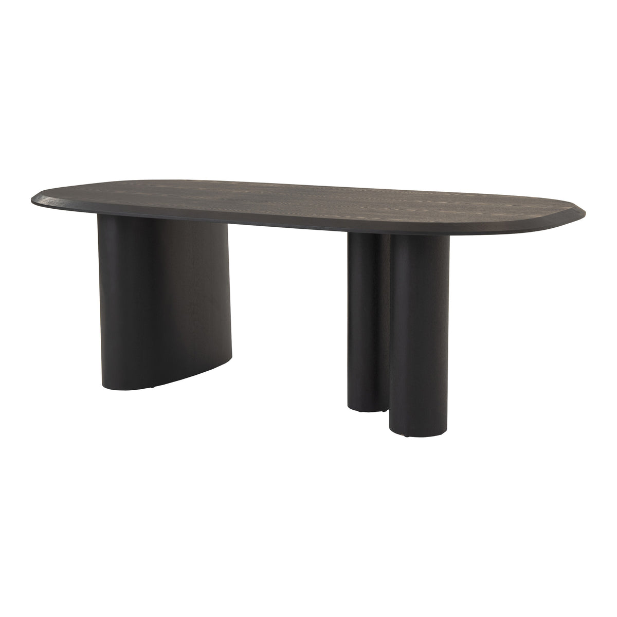 Summit Modern 87" Black Ash Dining Table