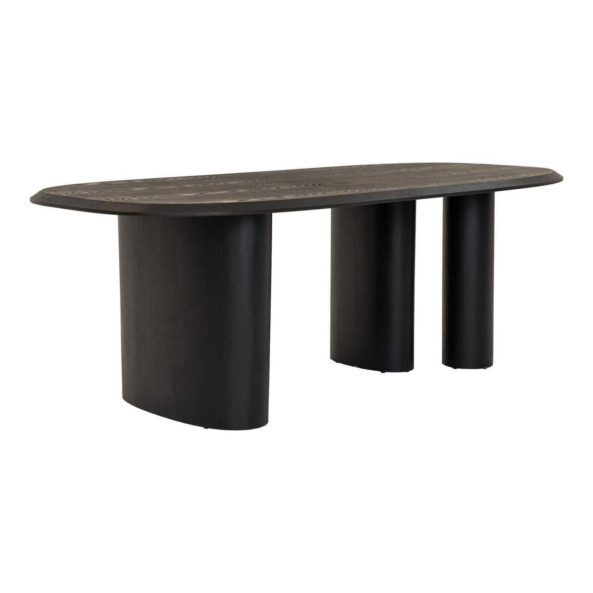 Summit Modern 87" Black Ash Dining Table