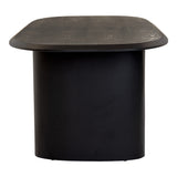 Summit Modern 87" Black Ash Dining Table