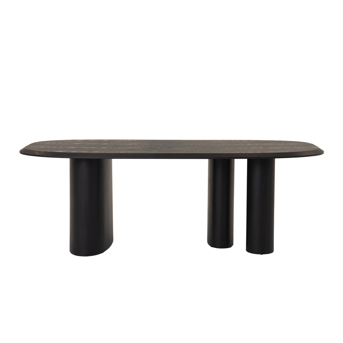 Summit Modern 87" Black Ash Dining Table