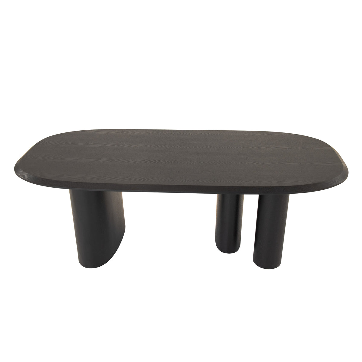 Summit Modern 87" Black Ash Dining Table