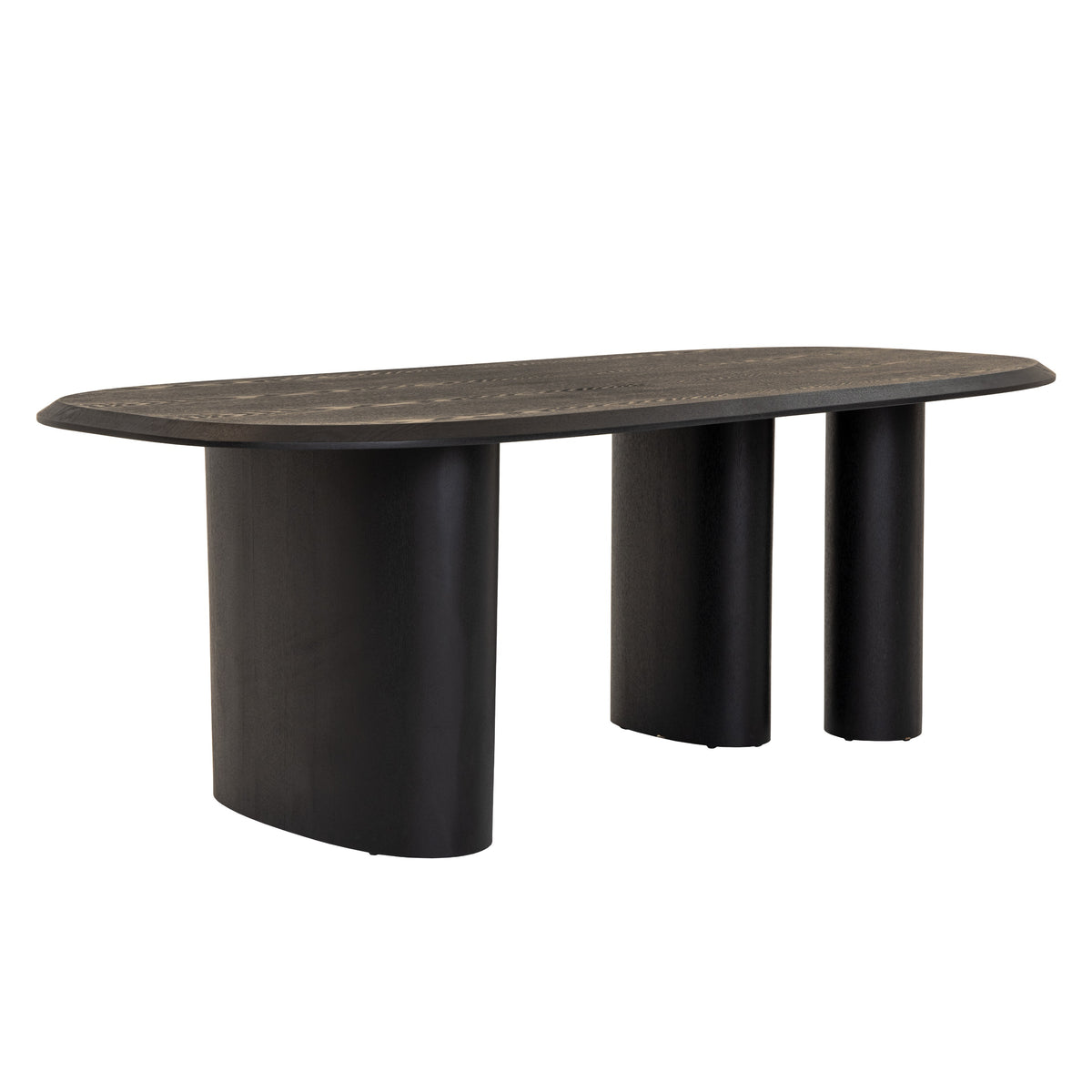 Summit Modern 87" Black Ash Dining Table