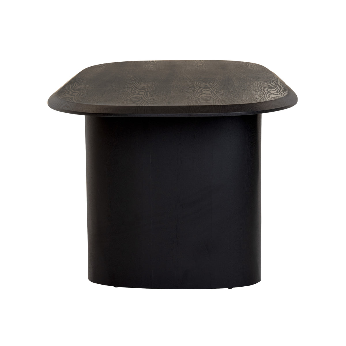 Summit Modern 87" Black Ash Dining Table