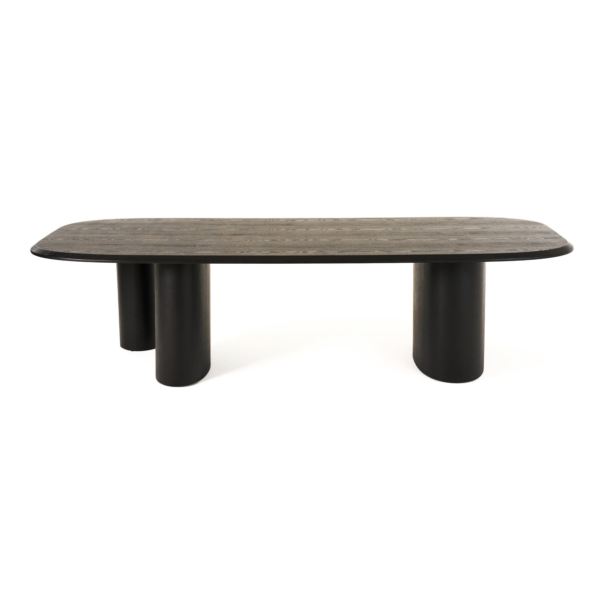 Summit Modern 118" Black Ash Dining Table
