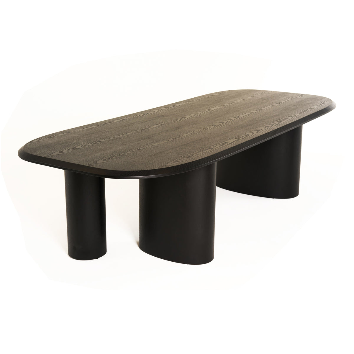 Summit Modern 118" Black Ash Dining Table