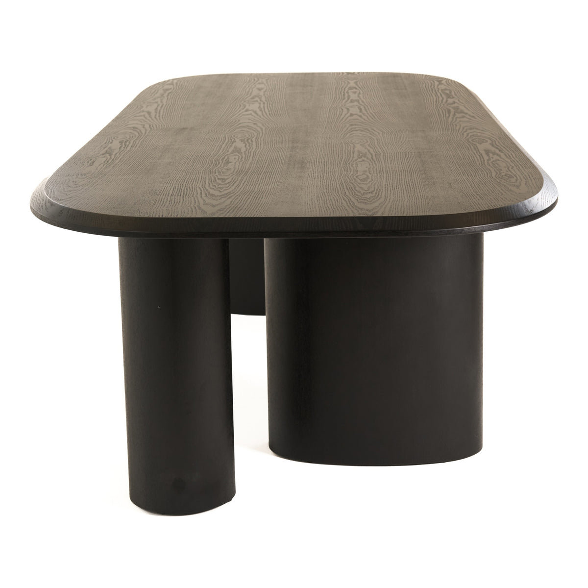 Summit Modern 118" Black Ash Dining Table