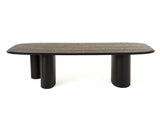 Summit Modern 118" Black Ash Dining Table