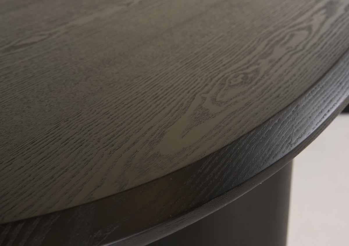 Summit Modern 118" Black Ash Dining Table