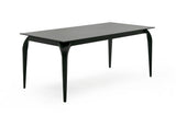 Suri Modern Black Ceramic Extendable 71"/94.5" Dining Table