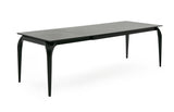 Suri Modern Black Ceramic Extendable 71"/94.5" Dining Table
