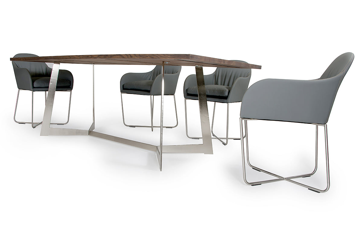 Sweeny Modern Grey Dining Chair