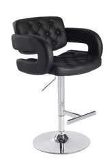 Elvas Modern Black Bar Stool