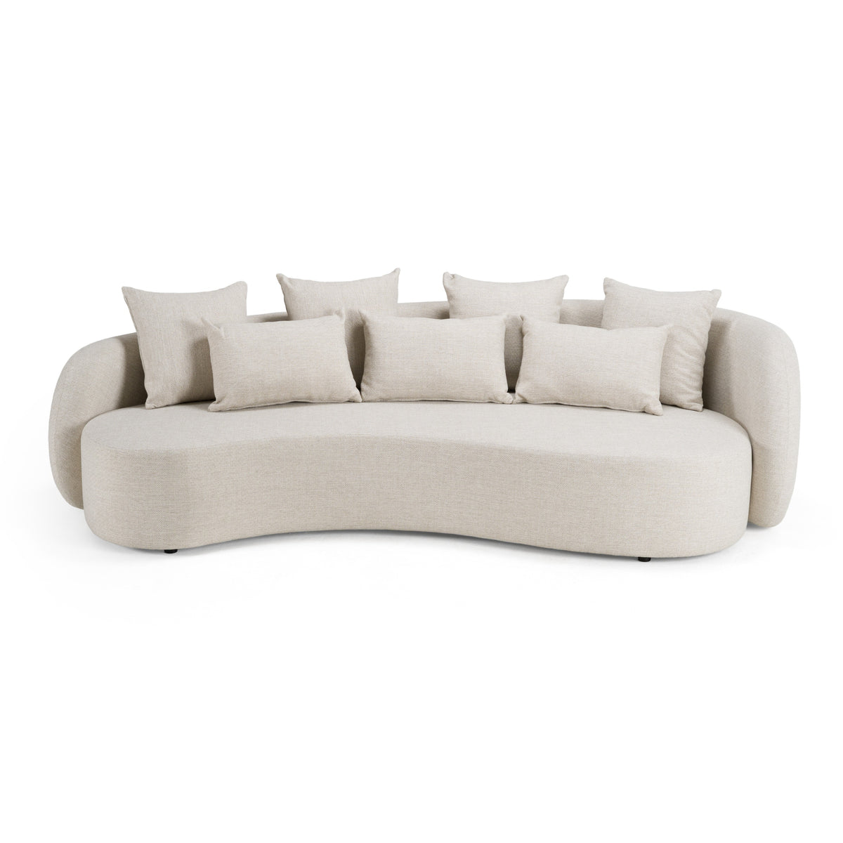 Tabarca Outdoor Beige Fabric 4 Seat Sofa