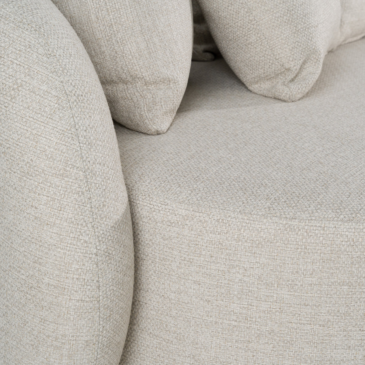 Tabarca Outdoor Beige Fabric 4 Seat Sofa