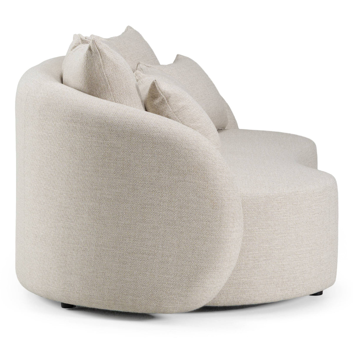 Tabarca Outdoor Beige Fabric 3 Seat Sofa