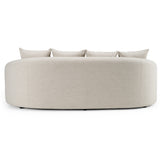 Tabarca Outdoor Beige Fabric 3 Seat Sofa