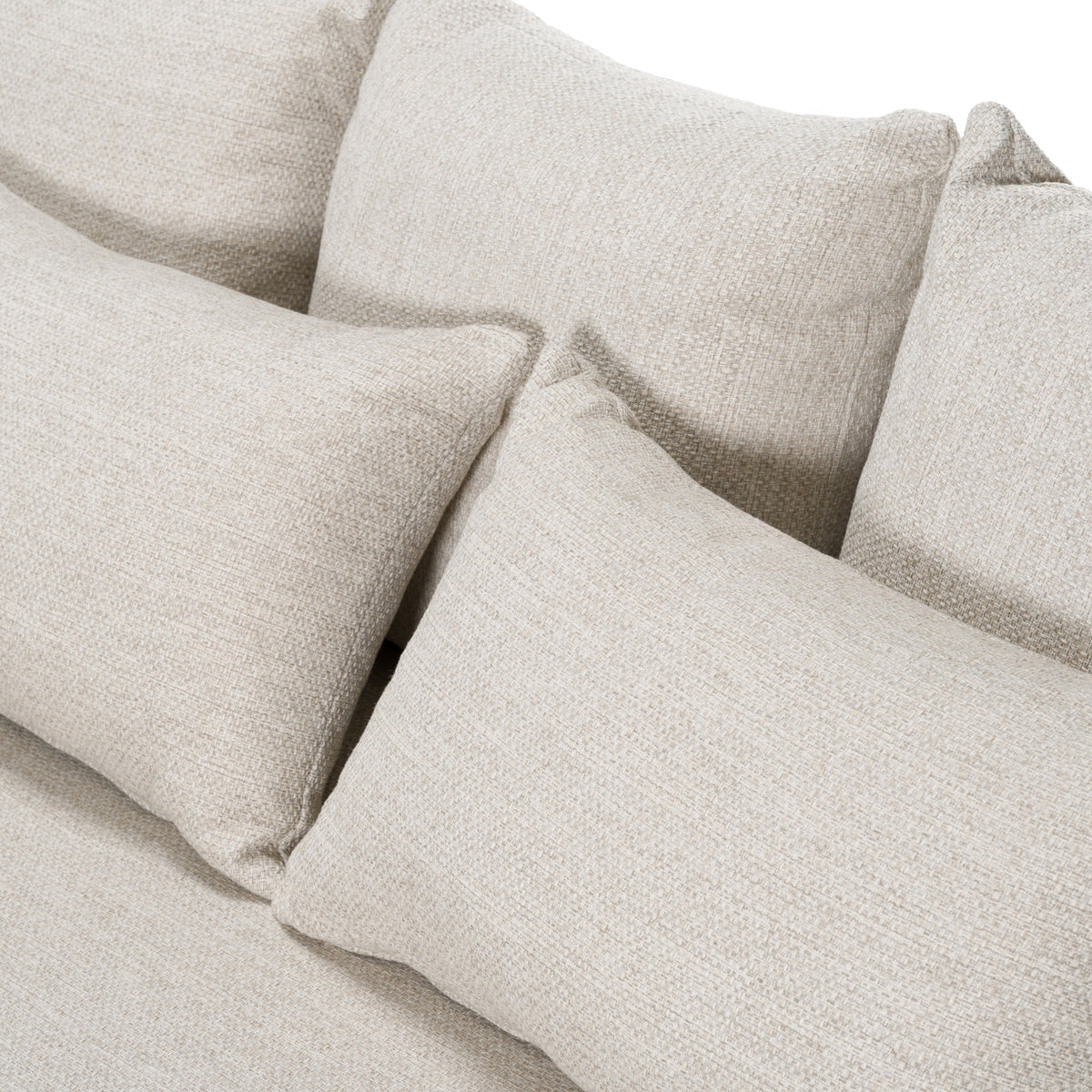 Tabarca Outdoor Beige Fabric 3 Seat Sofa
