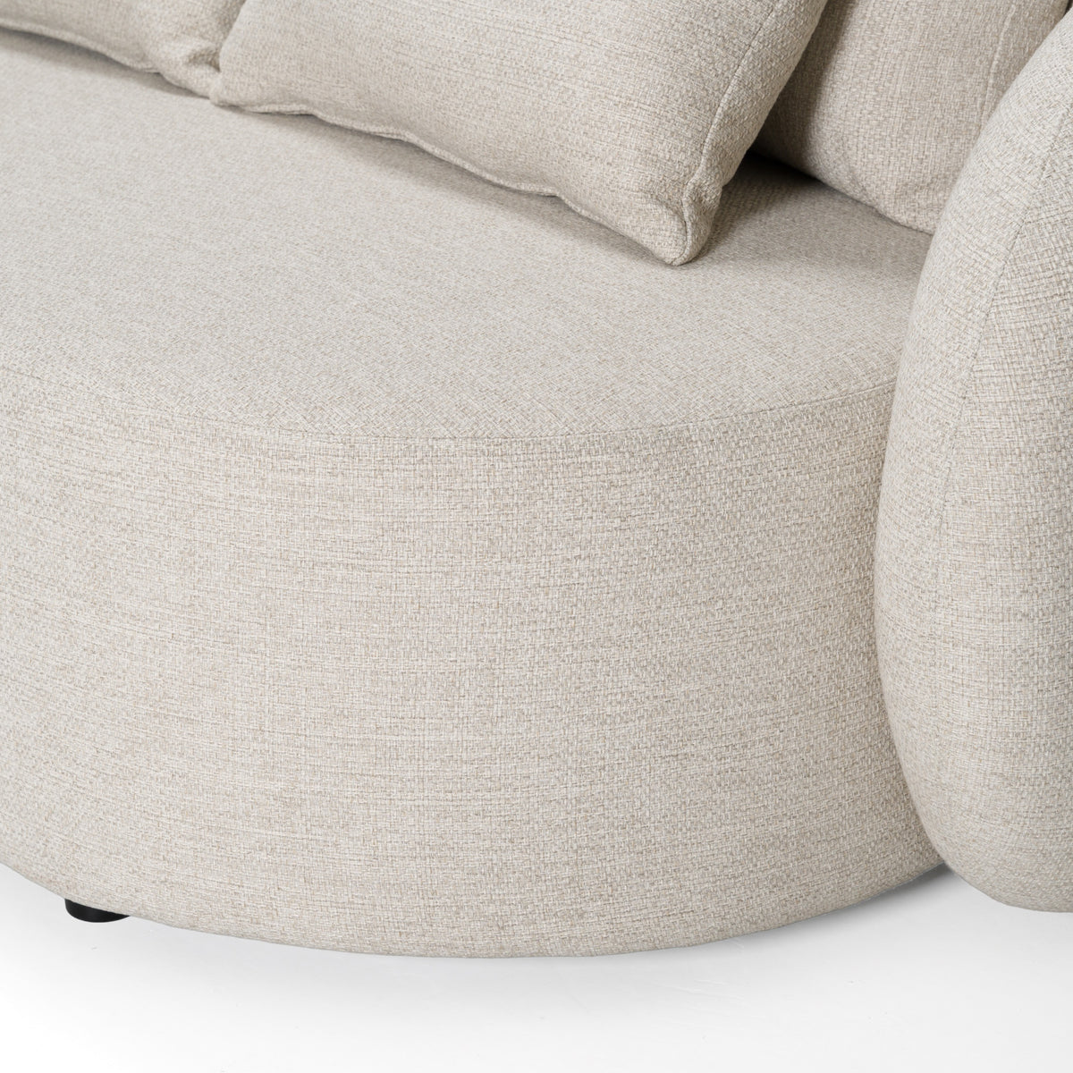 Tabarca Outdoor Beige Fabric 3 Seat Sofa
