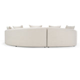 Tabarca Outdoor Beige Fabric Sectional Sofa