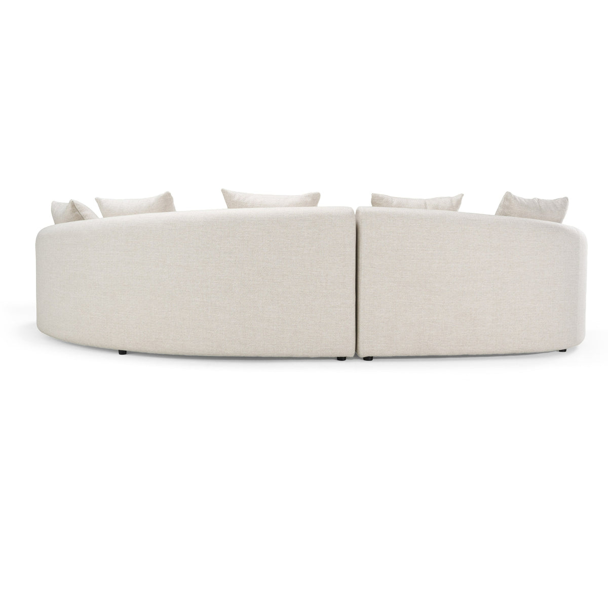Tabarca Outdoor Beige Fabric Sectional Sofa
