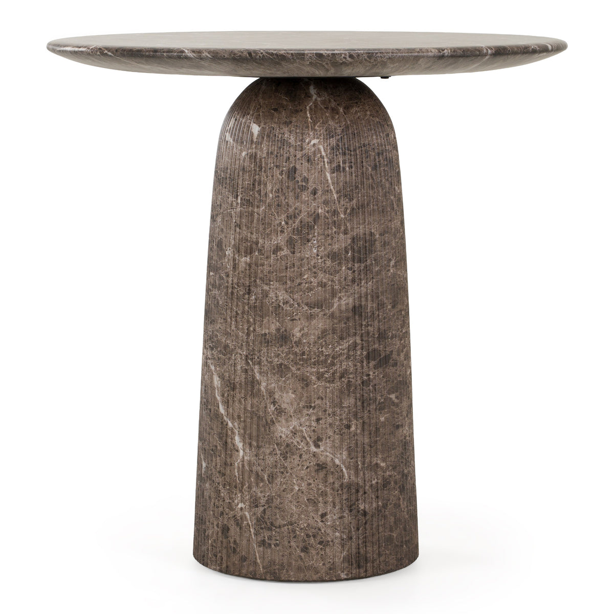Tabor Modern Faux Marble Concrete Counter Bar Table