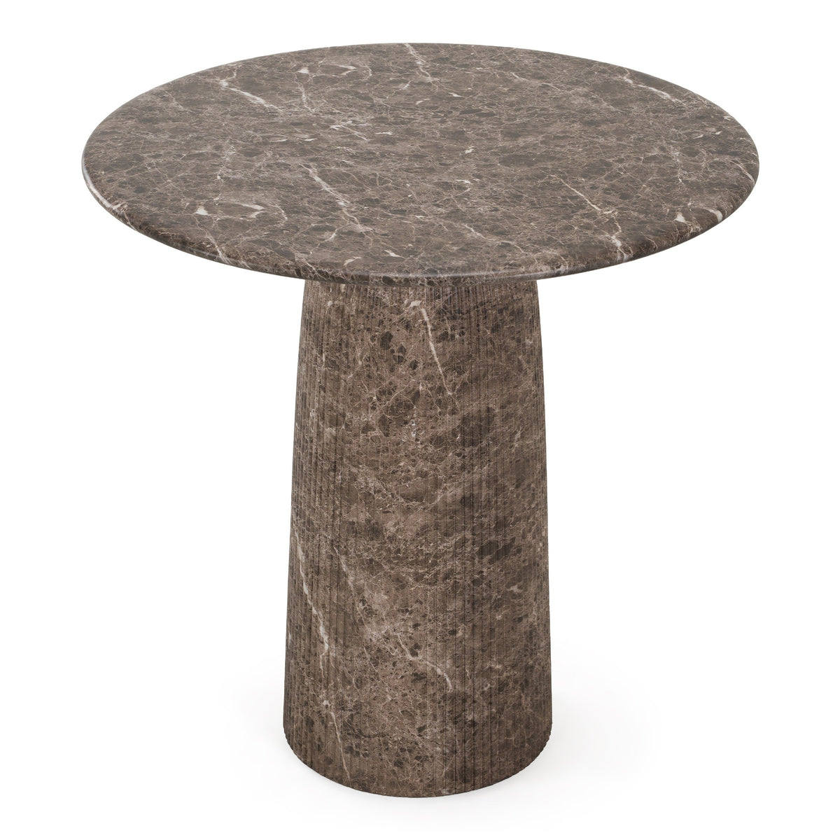 Tabor Modern Faux Marble Concrete Counter Bar Table