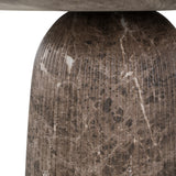Tabor Modern Faux Marble Concrete Counter Bar Table