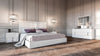 Full Nicla Italian Modern White Bedroom Set