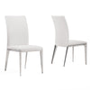 Taryn Modern White Dining Chair (Set of 2)