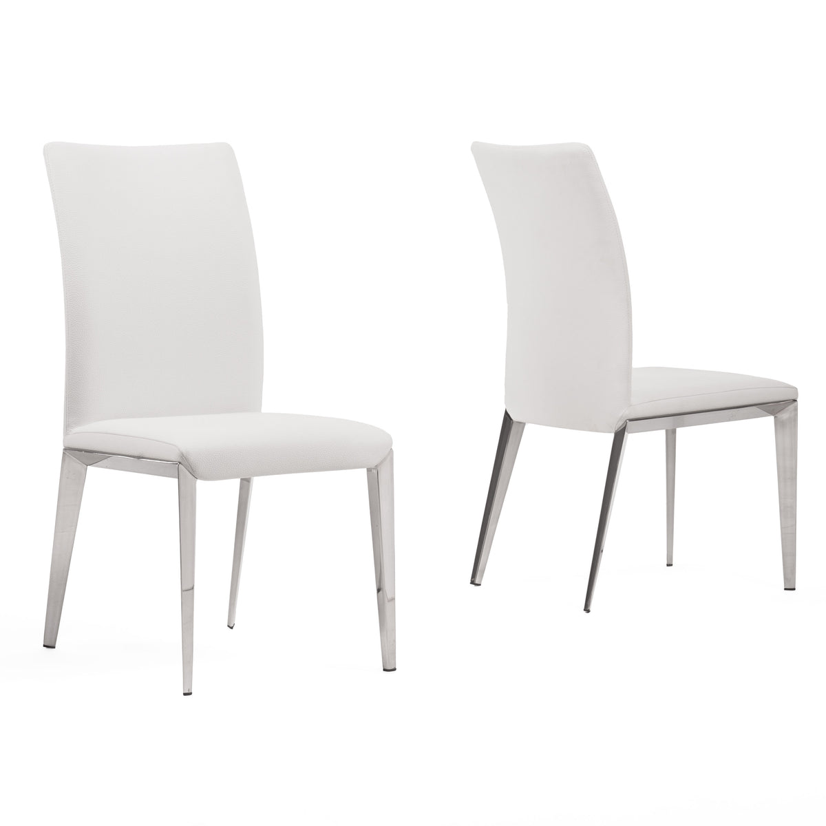 Taryn Modern White Dining Chair (Set of 2)