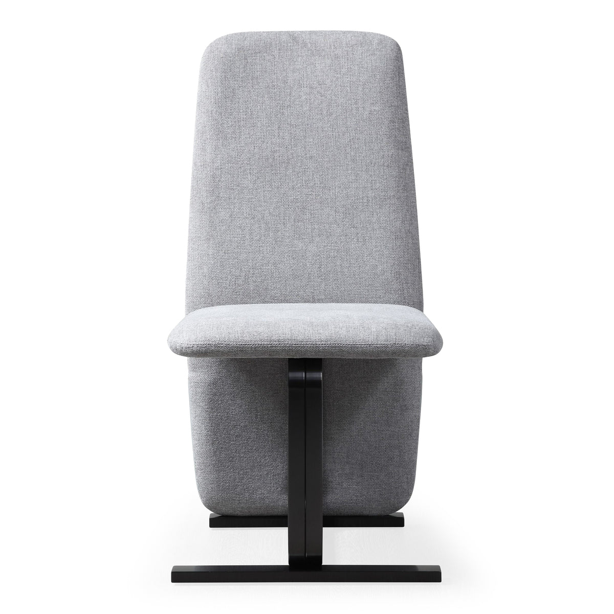 Tasha Modern Grey Linen + Brushed Gunmetal Dining Chair (Set of 2)