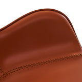 Tayla Modern Cognac Eco-Leather Dining Chair
