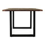 Taylor Large 87" Modern Live Edge Wood Dining Table
