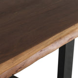 Taylor Large 87" Modern Live Edge Wood Dining Table