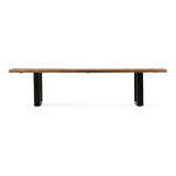 Taylor Modern Live Edge Wood Small 79" Dining Bench