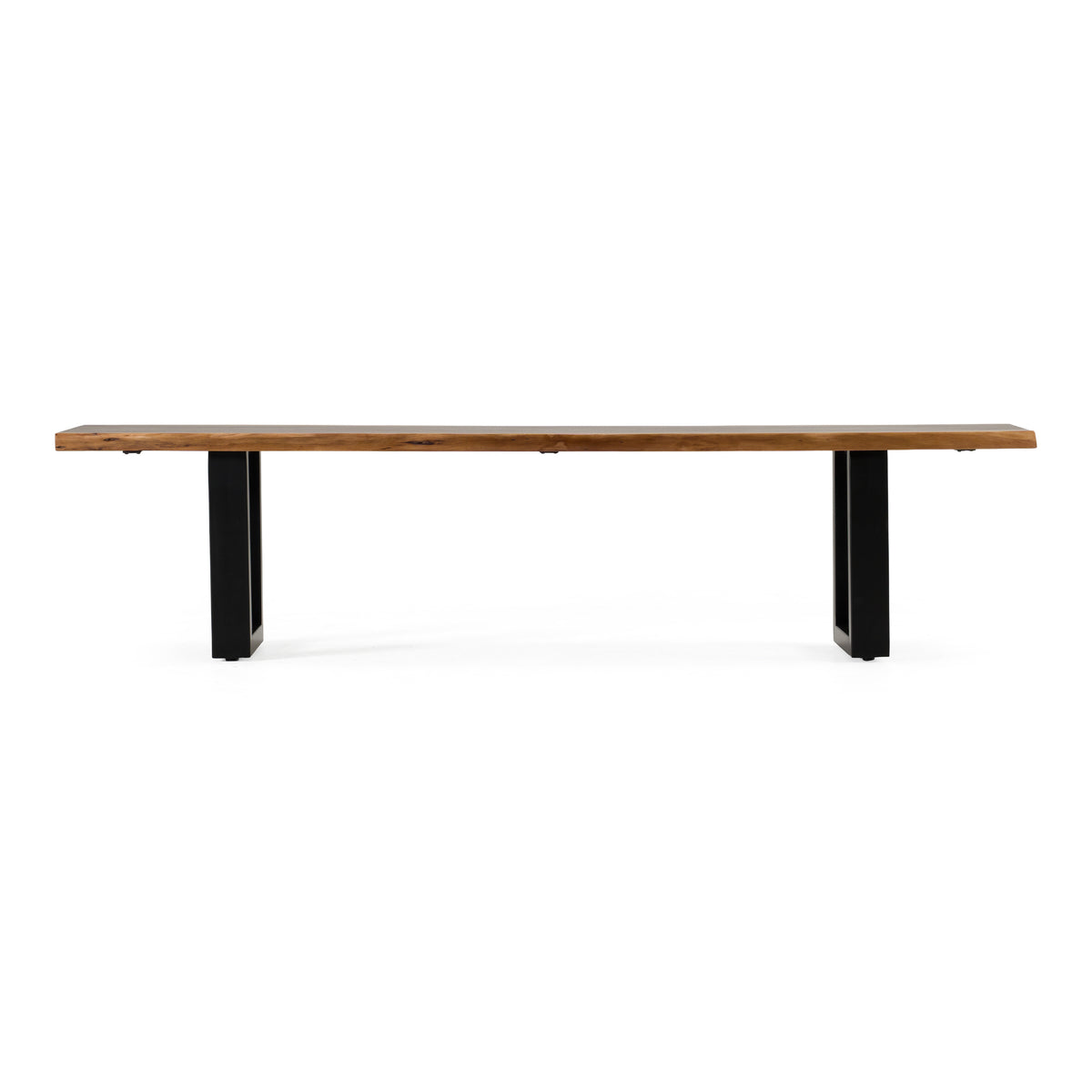 Taylor Modern Live Edge Wood Small 79" Dining Bench