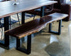 Taylor Large 87" Modern Live Edge Wood Dining Bench