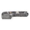 Terra Modern Grey Fabric Sectional Sofa