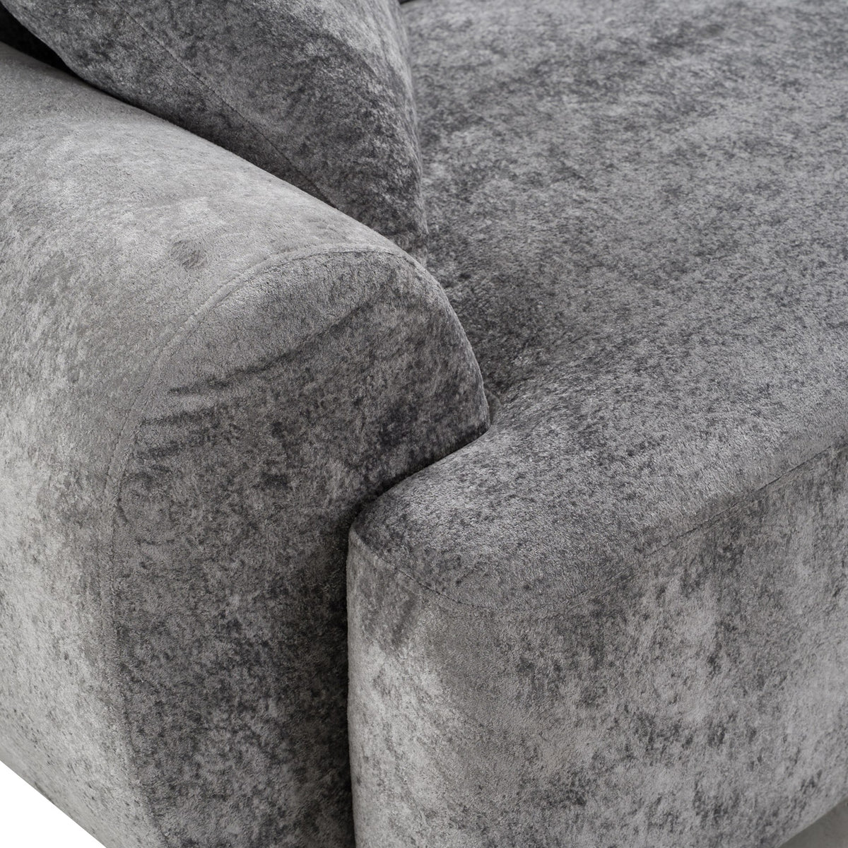 Terra Modern Grey Fabric Sectional Sofa