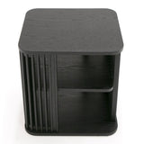 Thayne Modern Mid Century Black Ash End Table