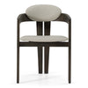 Thorne Light Grey and Dark Grey Arm Dining Chair