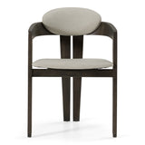 Thorne Light Grey and Dark Grey Arm Dining Chair