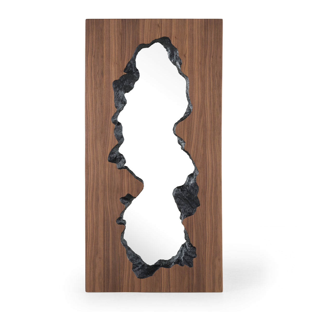 Timber Modern Walnut Leaning Floor Mirror
